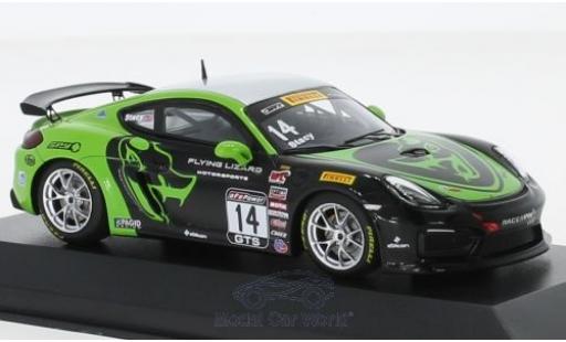 Modelauto Porsche 718 GT4 Clubsport MR No.14 Flying Lizard Motorsports Pirelli World Challenge 2017 N.Stacy 1/43 Minichamps
