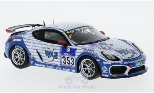 Modelauto Porsche 718 GT4 Clubsport No.353 Mathol Racing e.V 24h N&Atilde;&frac14;rburgring 2016 M.Keilwerth/V.Wawer/R.Thomsen/W.Assmann 1/43 Minichamps