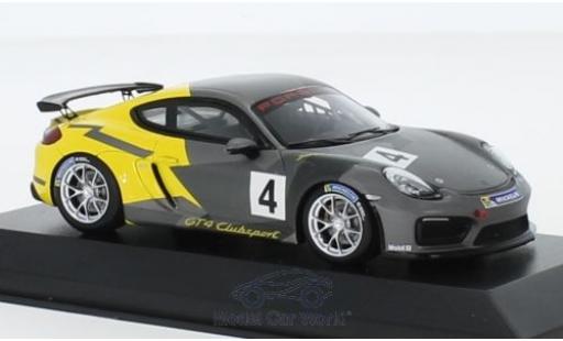 Modelauto Porsche 718 GT4 Clubsport No.4 2016 Testcar Weissach 1/43 Minichamps