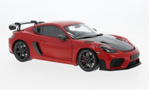 Modelauto Porsche 718 GT4 RS rood 2024 1/18 Minichamps