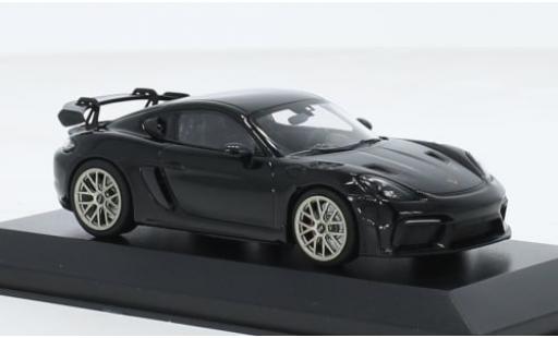 Modelauto Porsche 718 GT4 RS zwart 2021 1/43 Minichamps