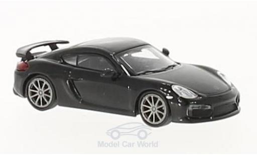 Modelauto Porsche 718 GT4 zwart 2016 1/87 Minichamps