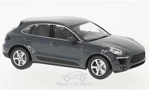 Modelauto Porsche Macan Base grijs 2013 1/43 Minichamps