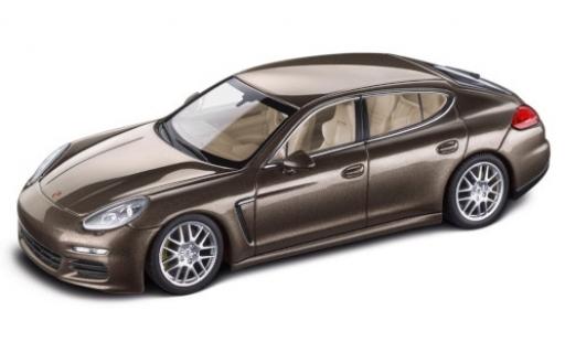 Modelauto Porsche Panamera S metallic bruin 2014 1/43 Minichamps