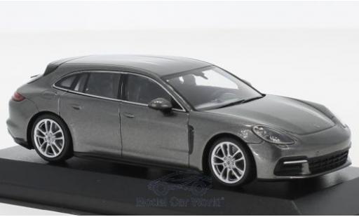 Modelauto Porsche Panamera Sport Turismo 4S metallic grijs 2017 1/43 Minichamps
