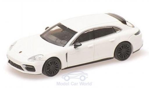 Modelauto Porsche Panamera e-hybrid Turbo S Sport Turismo wit 2017 1/87 Minichamps