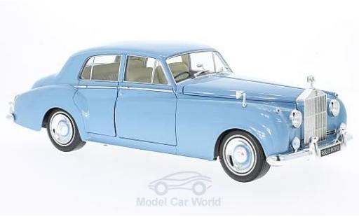 Modelauto Rolls Royce Silver Cloud II blauw RHD 1960 1/18 Minichamps