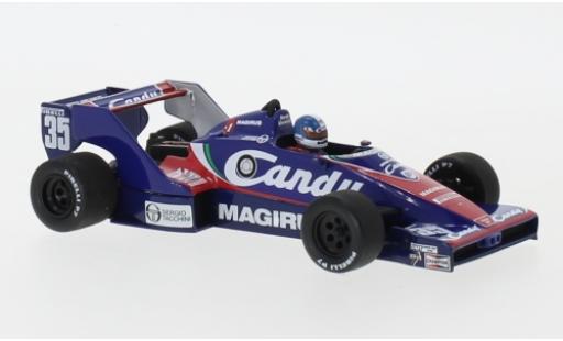 Modelauto Toleman HART TG183B No.35 Candy formule 1 GP Niederlande 1983 D.Warwick 1/43 Minichamps