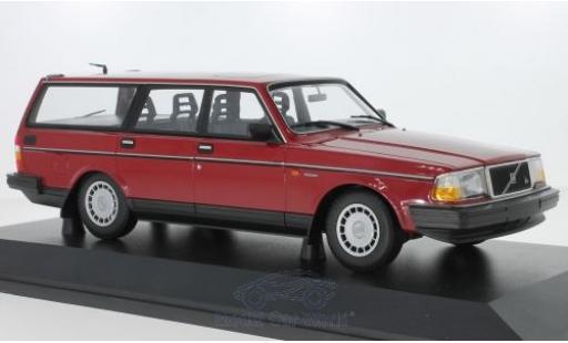 Modelauto Volvo 240 GL Stationwagen rood 1986 1/18 Minichamps