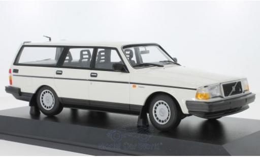 Modelauto Volvo 240 GL Stationwagen wit 1986 1/18 Minichamps