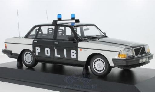 Modelauto Volvo 240 GL Polis Sweden 1986 1/18 Minichamps