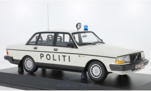 Modelauto Volvo 240 GL Politi Danmark 1986 1/18 Minichamps