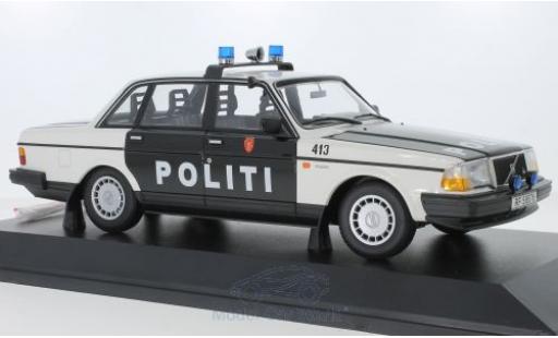 Modelauto Volvo 240 GL Politi Norway 1986 1/18 Minichamps