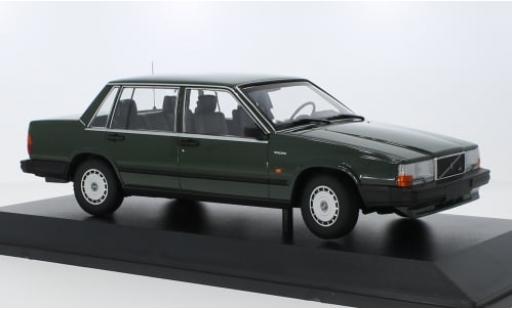 Modelauto Volvo 740 GL groen 1986 1/18 Minichamps