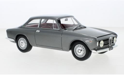 Modelauto Alfa Romeo Giulia sprint gt 1600 Veloce metallic grijs 1965 1/18 Mitica