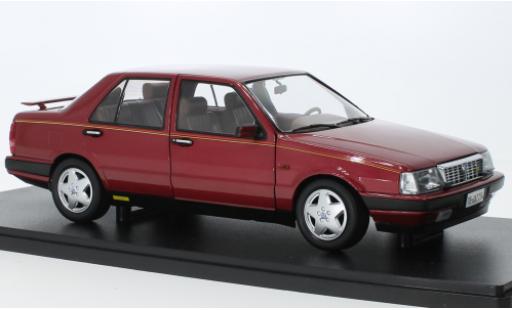 Modelauto Lancia Thema 8.32 Ferrari 1S metallic rood 1986 1/18 Mitica