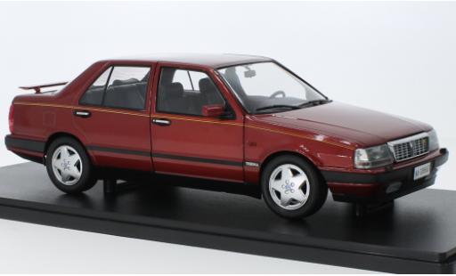 Modelauto Lancia Thema 8.32 Ferrari 2S metallic rood 1988 1/18 Mitica