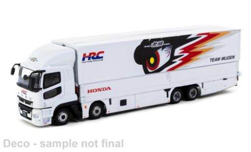 Modelauto Mitsubishi Fuso Super Great Gre wit 1/64 Tarmac Works