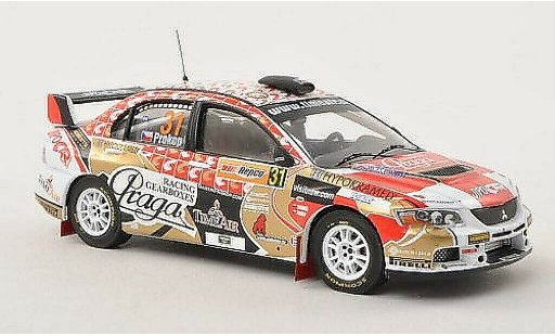 Mitsubishi Lancer Evolution IX 1/43 IXO Evo No.31 P-WRC Rally Australien 2009 /J.Tomanek modelauto