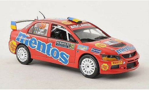 Mitsubishi Lancer Evolution IX 1/43 Vitesse Evo. No.39 Mentos PWRC Acropolis Rally 2012 /A.Nikolaev modelauto