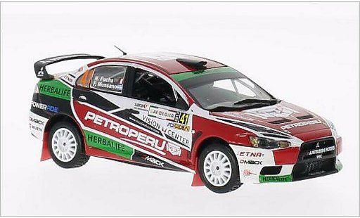 Mitsubishi Lancer Evolution X 1/43 Vitesse Evo Petroperu Rally Italia Sardegna No.41 2013 /F.Mussano modelauto