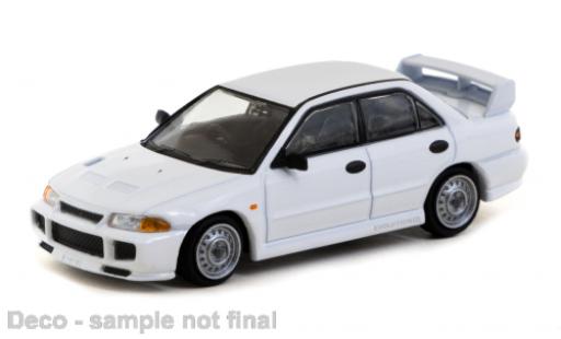 Modelauto Mitsubishi Lancer Evolution RS EVO wit 1/64 Tarmac Works