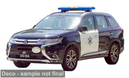 Modelauto Mitsubishi Outlander Base 2019 Macau Customs Department 1/43 Vitesse