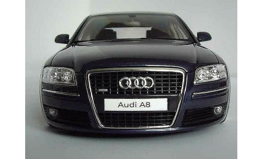 Audi A8 berline 1/18 Norev 4.2 TDI blauw fonce jantes bords larges modelauto