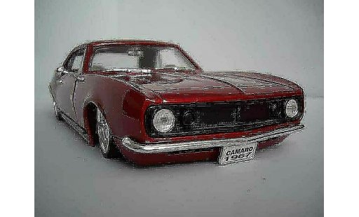 Chevrolet Camaro Z28 1/18 Ertl street racer rood 1967 modelauto
