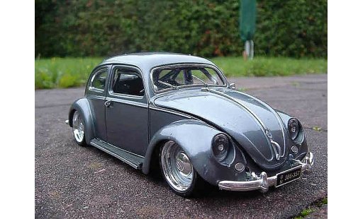 Volkswagen Kafer Base 1/18 Burago coxinelle grijs jantes toles modelauto