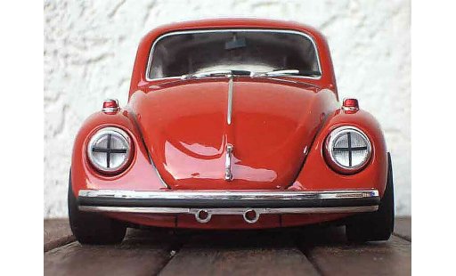 Volkswagen Kafer Base 1/18 Burago coccinelle rood modelauto