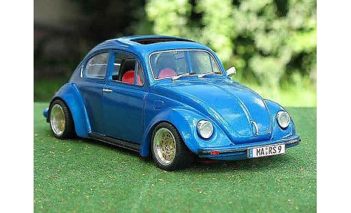 Volkswagen Kafer Base 1/18 Solido coxinelle blauw jantes bbs modelauto