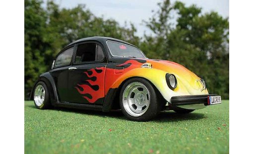 Volkswagen Kafer Base 1/18 Solido coxinelle zwart flaming us modelauto