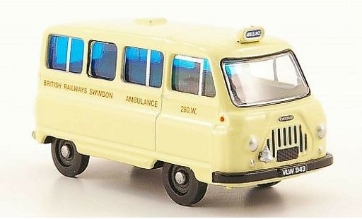 Morris J2 Minibus 1/76 Oxford British Railways Ambulance modelauto