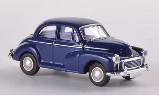 Morris Minor Base 1/87 Brekina blauw (GB) modelauto