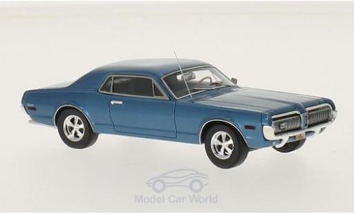 Modelauto Mercury Cougar Base blauw 1968 1/43 Motorhead