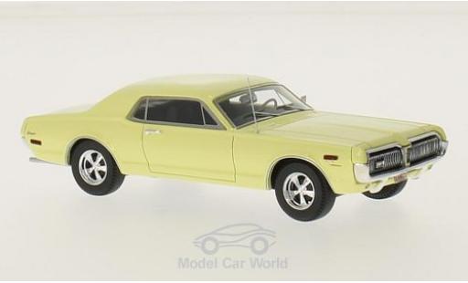 Modelauto Mercury Cougar Base geel 1968 1/43 Motorhead