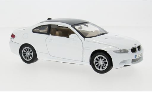 Modelauto Bmw M3 coupe (E92M) wit/carbon 1/24 Motormax