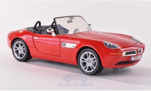 Modelauto Bmw Z8 roadster rood zonder Vitrine 1/24 Motormax