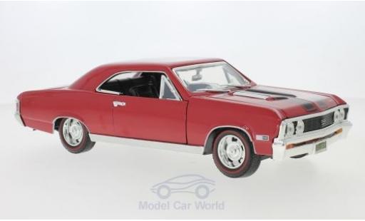 Modelauto Chevrolet Chevelle SS 396 rood/zwart 1967 1/18 Motormax