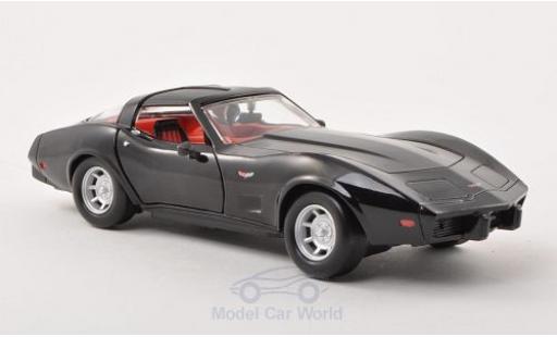 Modelauto Chevrolet Corvette Coupe zwart 1979 zonder Vitrine 1/24 Motormax