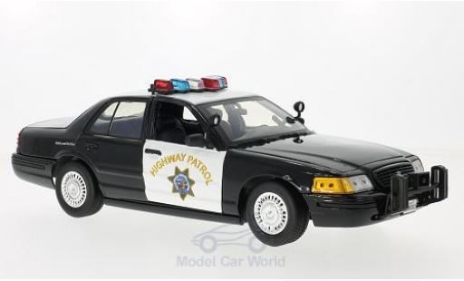 Modelauto Ford Crown Police Interceptor Victoria Politie California Highway Patrol 2001 1/18 Motormax