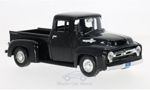 Modelauto Ford F-100 Pickup 00 Pick Up zwart 1956 1/24 Motormax