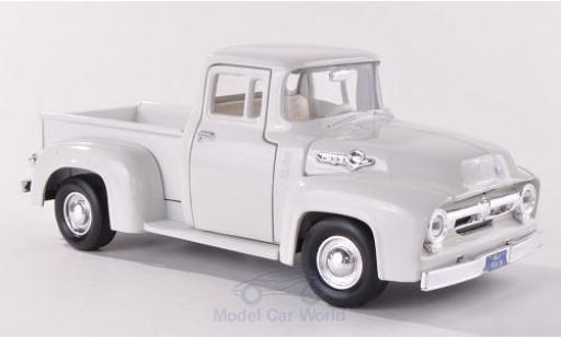 Modelauto Ford F-100 Pickup 00 Pick Up wit 1956 zonder Vitrine 1/24 Motormax