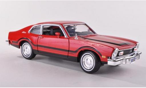 Modelauto Ford Maverick Berline rood 1974 sans Vitrine 1/24 Motormax