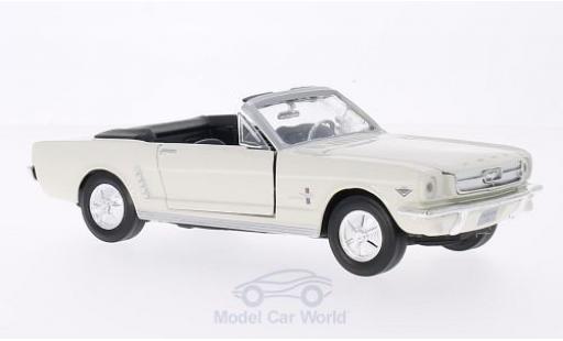 Modelauto Ford Mustang Convertible Cabriolet beige 1964 1/24 Motormax