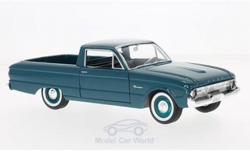 Modelauto Ford Ranchero Berline turquoise 1960 1/24 Motormax