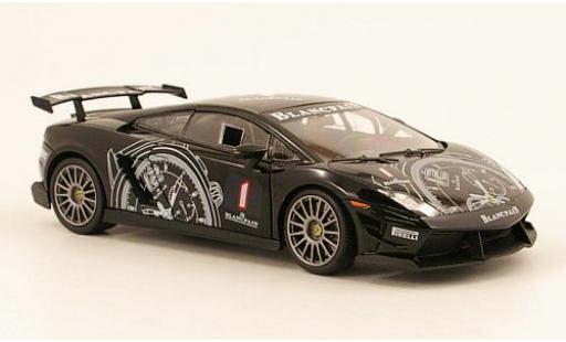 Modelauto Lamborghini Gallardo Super Trofeo LP 560 zwart No.1 Witpain 1/24 Motormax