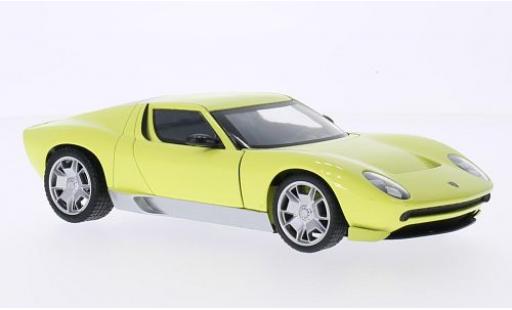 Modelauto Lamborghini Miura Concept geel 1/24 Motormax
