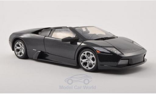 Modelauto Lamborghini Murcielago Base metallic zwart 1/18 Motormax